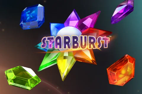 Starburst colourful gem expanding wilds